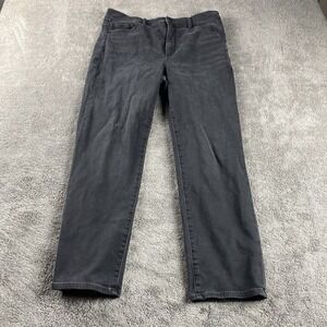 Express Jeans Slim Super High Rise‎ Womens Size 12R Gray